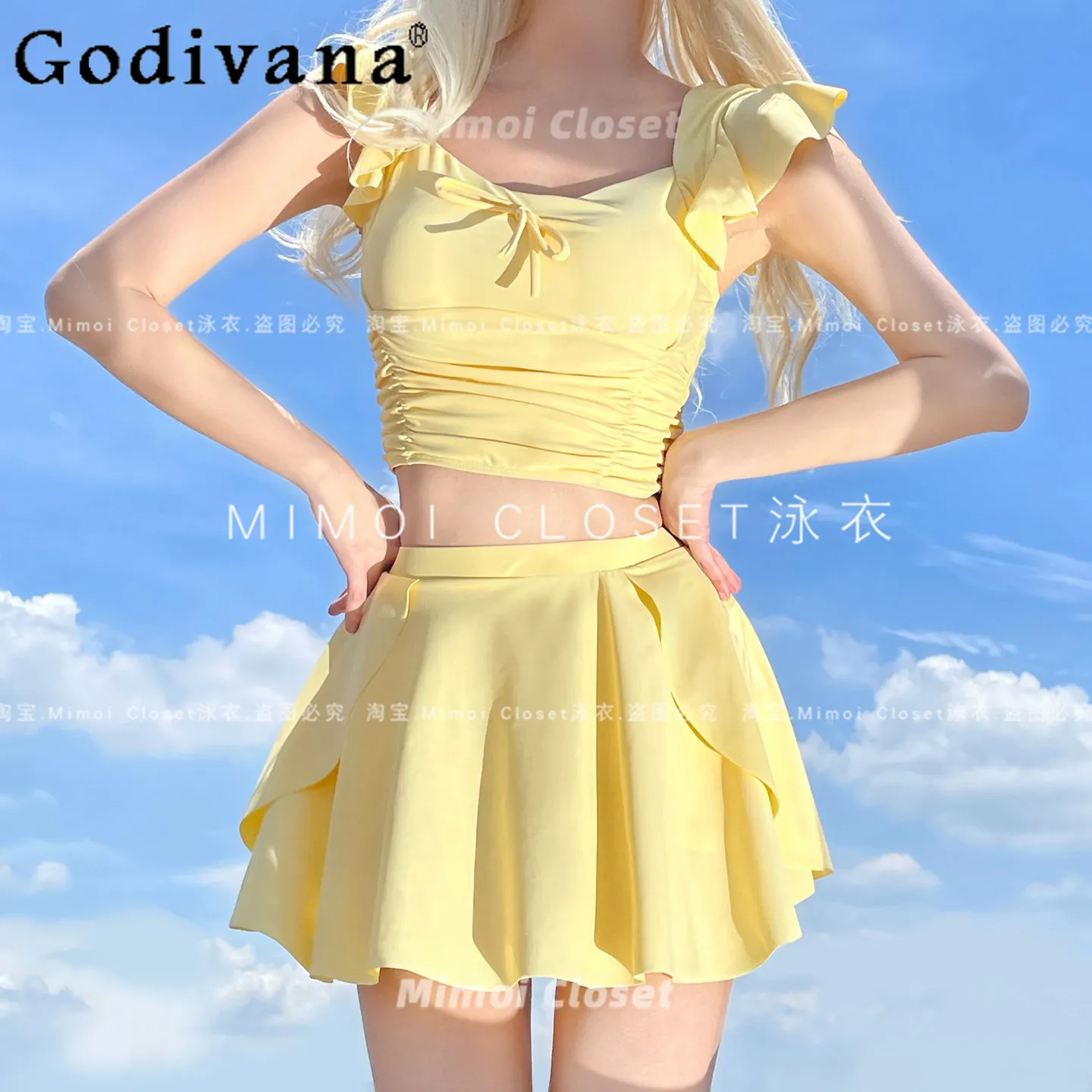 2026 Summer New Sweet Swimsuit Cute Girls Kawaii Split Swimwear Women's One-piece Swimming Suit Student Casual Bathing Suit
2026 Summer New Sweet Swimsuit Cute Girls Kawaii Split Swimwear Women's One-piece Swimming Suit Student Casual Bathing Suit