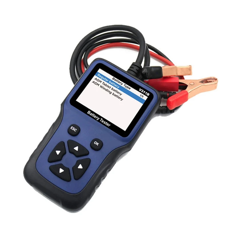V311B 12V Car Battery Tester Digital LCD Diagnostic Battery Tester Automotive Analyzer Start Charging Scanner Tool
V311B 12V Car Battery Tester Digital LCD Diagnostic Battery Tester Automotive Analyzer Start Charging Scanner Tool