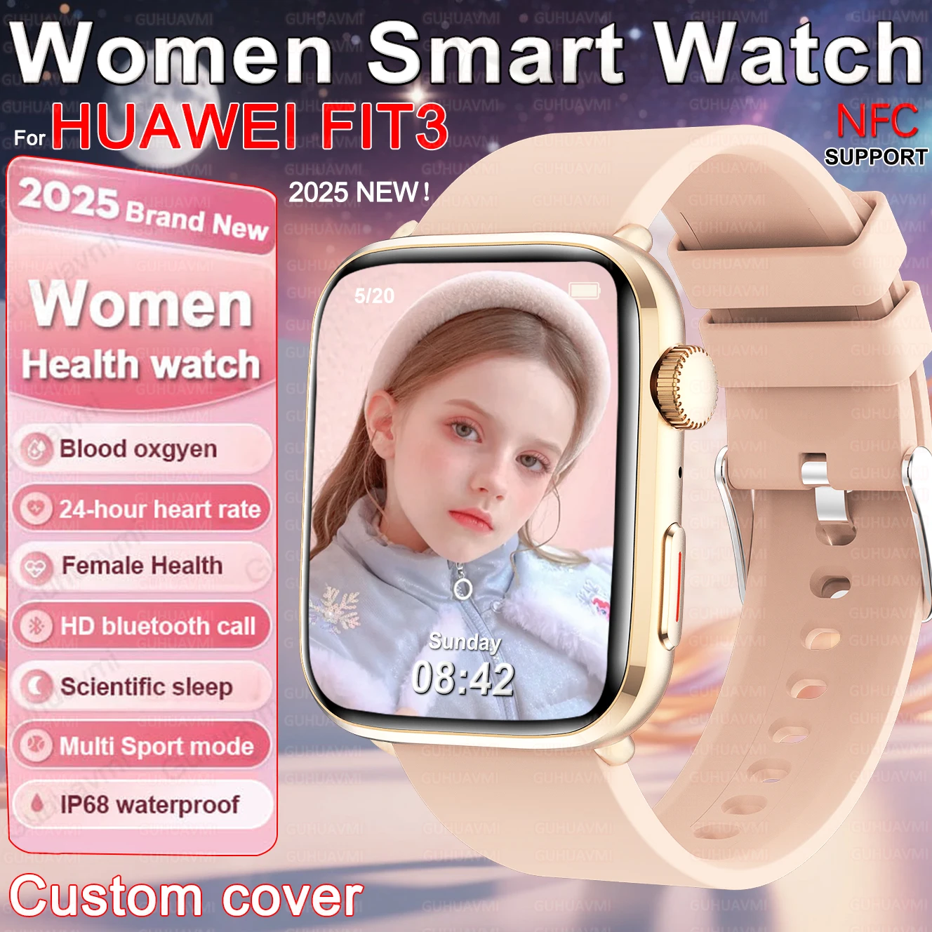 Новинка 2024 года, умные часы для здоровья HUAWEI, индивидуальный чехол для женщин, кислород в крови, менструальное отслеживание сна, NFC HD, Bluetooth, умные часы с вызовом
Новинка 2024 года, умные часы для здоровья HUAWEI, индивидуальный чехол для женщин, кислород в крови, менструальное отслеживание сна, NFC HD, Bluetooth, умные часы с вызовом