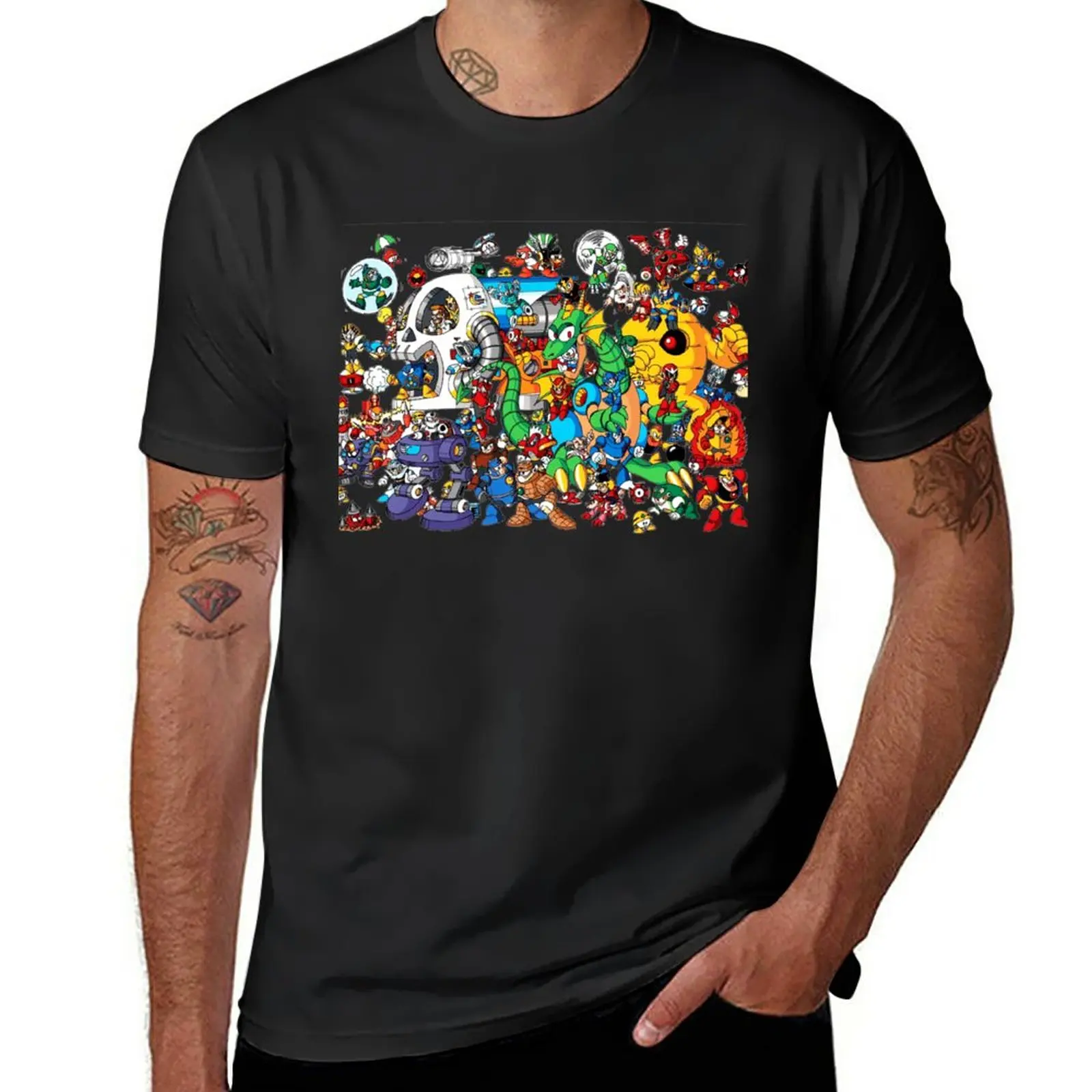 New Mega Man and all of his enemies T-Shirt kawaii clothes summer tops black t shirt t shirts for men pack
New Mega Man and all of his enemies T-Shirt kawaii clothes summer tops black t shirt t shirts for men pack