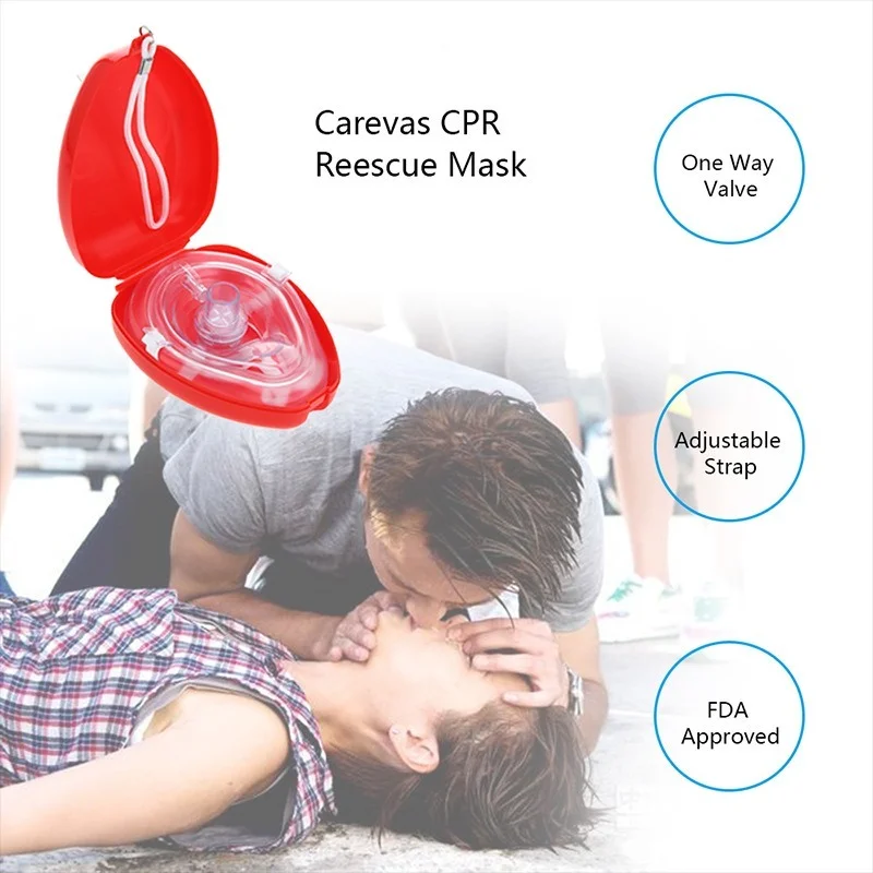 Professional First Aid Breathing Mask Protect Rescuers Artificial Respiration Reuseable with One-way Valve Tools
Professional First Aid Breathing Mask Protect Rescuers Artificial Respiration Reuseable with One-way Valve Tools