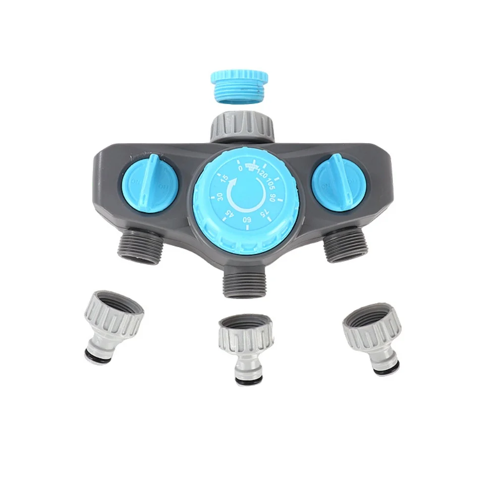 Automatic Garden Water Controller with Three Outlet Diverter and Separate Valves for Scheduling and Multi Area Watering
Automatic Garden Water Controller with Three Outlet Diverter and Separate Valves for Scheduling and Multi Area Watering