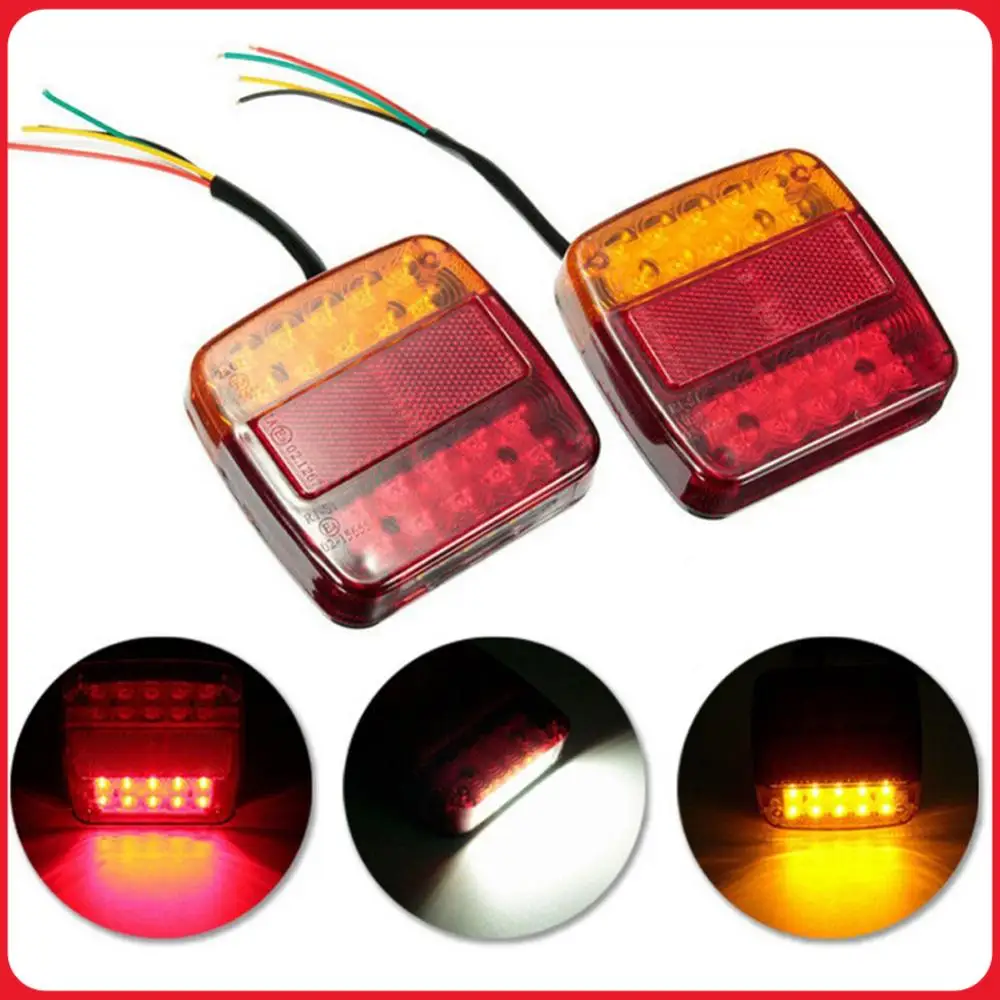 2Pcs Trailer Tail Lights Super Bright 12V Submersible Boat Truck Lamp Taillight Turn Signal Indicator for Trailer Truck Caravan
2Pcs Trailer Tail Lights Super Bright 12V Submersible Boat Truck Lamp Taillight Turn Signal Indicator for Trailer Truck Caravan