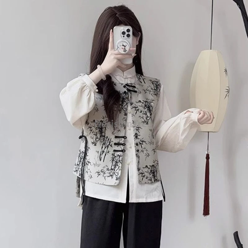 2025 classical ink embroidery style temperament vest elegant casual loose retro singlet graceful literature art chinese zen vest
2025 classical ink embroidery style temperament vest elegant casual loose retro singlet graceful literature art chinese zen vest