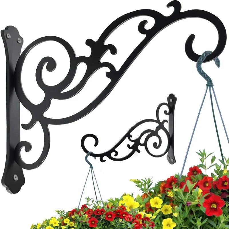 1PC Wall Mounted Bracket Iron Hook Hanger for Bird Feeder Wind Chime Lantern Flower Basket Outdoor Decor Home Accessories
1PC Wall Mounted Bracket Iron Hook Hanger for Bird Feeder Wind Chime Lantern Flower Basket Outdoor Decor Home Accessories