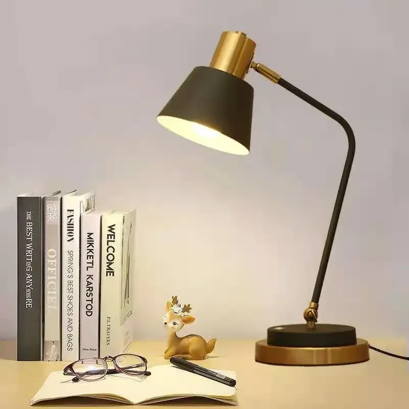 Nordic bedroom bedside table light creative warm and simple post-modern desk light study reading table lamp
Nordic bedroom bedside table light creative warm and simple post-modern desk light study reading table lamp
