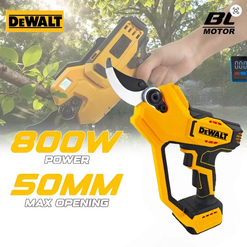 DEWALT Brushless Pruning Shears 35mm Cordless Electric Branch Pruner Scissors High-power Cutter Power Tool
DEWALT Brushless Pruning Shears 35mm Cordless Electric Branch Pruner Scissors High-power Cutter Power Tool