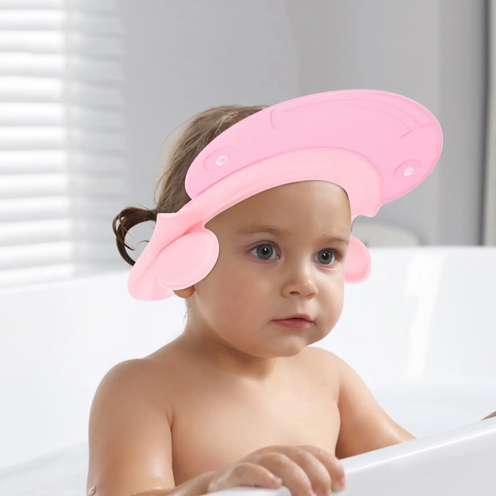 Baby Bathing Hat Cartoon Design Adjustable Silicone Kids Shower Cap Waterproof Hair Wash Hat for Baby Shampoo Protection
Baby Bathing Hat Cartoon Design Adjustable Silicone Kids Shower Cap Waterproof Hair Wash Hat for Baby Shampoo Protection