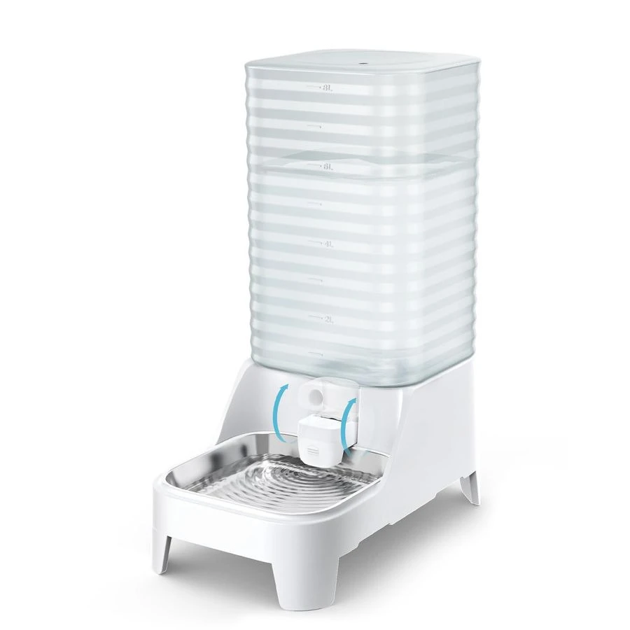 Dog Water Bowl Dispenser with Patented Faucet 8L Large Gravity Cat Water Dispenser with Filter amp Adjustable Base, Wide Mouth f
Dog Water Bowl Dispenser with Patented Faucet 8L Large Gravity Cat Water Dispenser with Filter amp Adjustable Base, Wide Mouth f