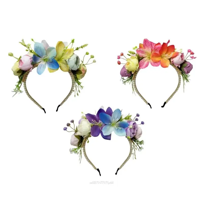 X5XA Fashionable Adjustable Floral Headband For Women Suitable Any Formal Occasion
X5XA Fashionable Adjustable Floral Headband For Women Suitable Any Formal Occasion