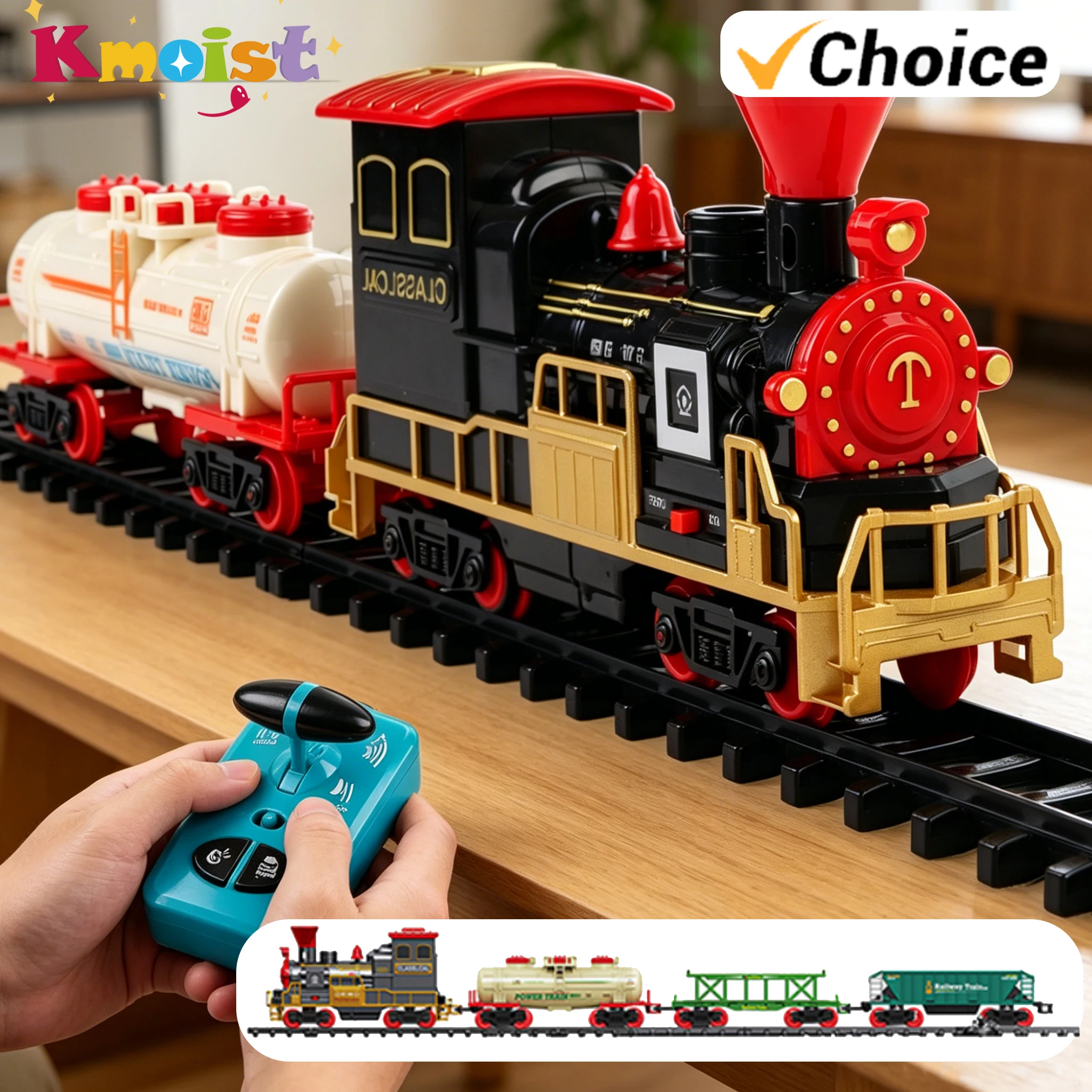 RC Trains Electric Remote Control Light Train Sound And Water Smoke Classical Track Vehicle Toys for Boys Kids Birthday Gifts
RC Trains Electric Remote Control Light Train Sound And Water Smoke Classical Track Vehicle Toys for Boys Kids Birthday Gifts