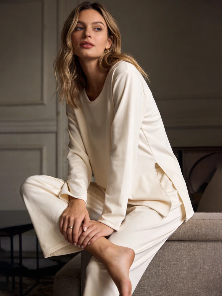 Осень/зима 2026, новая женская домашняя одежда, высококачественная дышащая, мягкая, приятная для кожи, повседневная женская домашняя одежда для отдыха и отдыха
Осень/зима 2026, новая женская домашняя одежда, высококачественная дышащая, мягкая, приятная для кожи, повседневная женская домашняя одежда для отдыха и отдыха