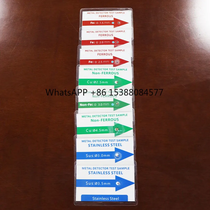 Metal Detector Testing Cards for Testing Metal Aluminum Foil Packaging Testing Cards
Metal Detector Testing Cards for Testing Metal Aluminum Foil Packaging Testing Cards