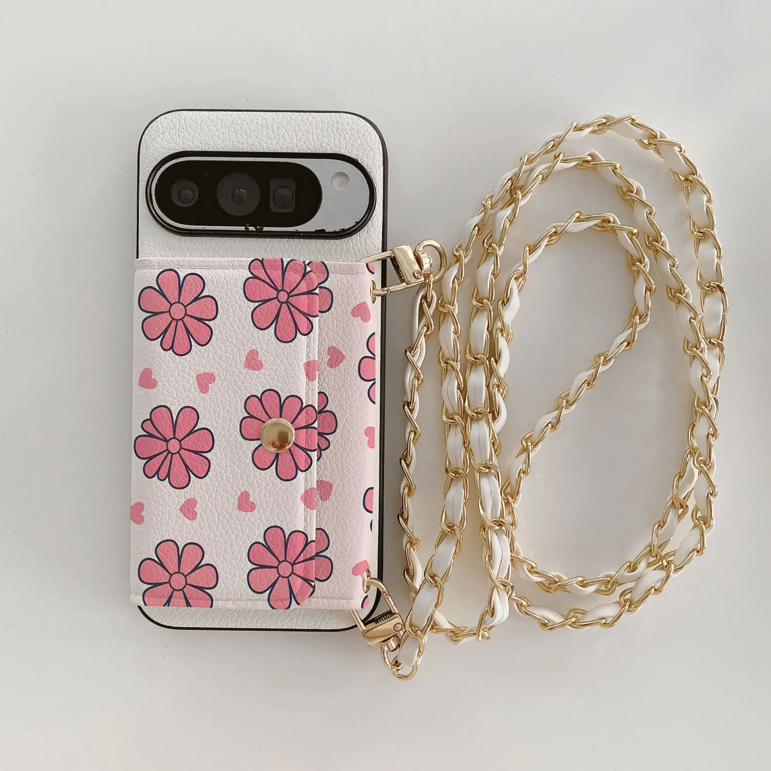 Pu Leather Phone Case Pink Coin Card Holder With Metal Long Chain for Google Pixel 6 7 8 9 10 Pro XL
Pu Leather Phone Case Pink Coin Card Holder With Metal Long Chain for Google Pixel 6 7 8 9 10 Pro XL