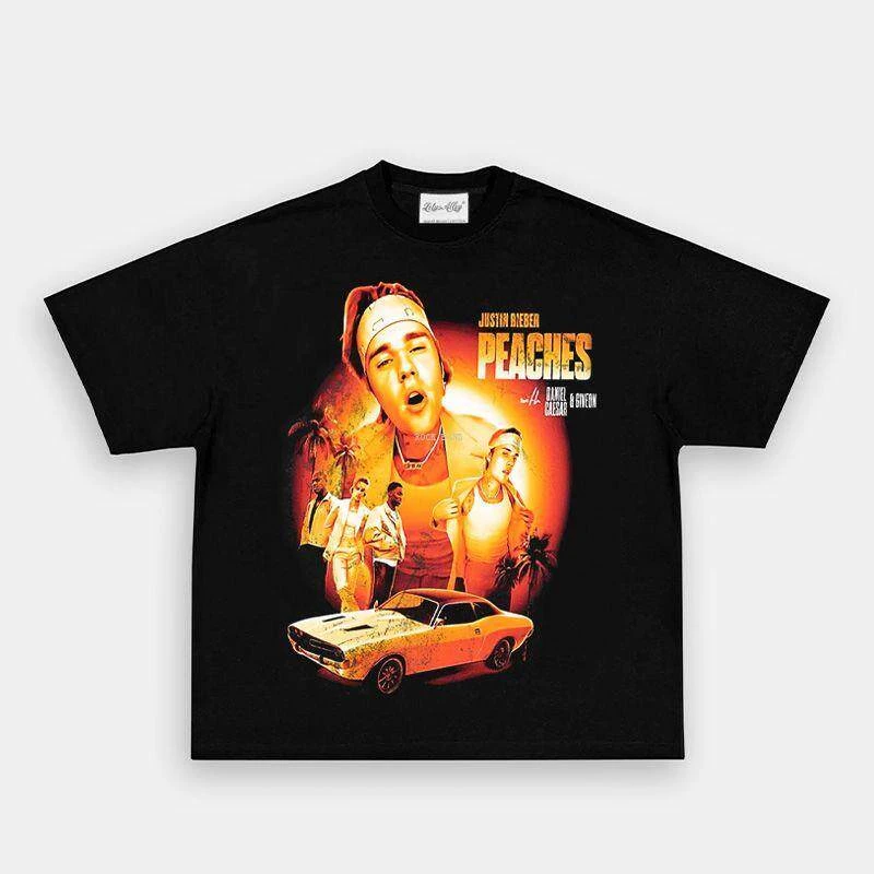 High-quality Men's Summer New Thick Pure Cotton T-shirt, with Printed Design, Stylish, Breathable, and Sweat-absorbing
High-quality Men's Summer New Thick Pure Cotton T-shirt, with Printed Design, Stylish, Breathable, and Sweat-absorbing