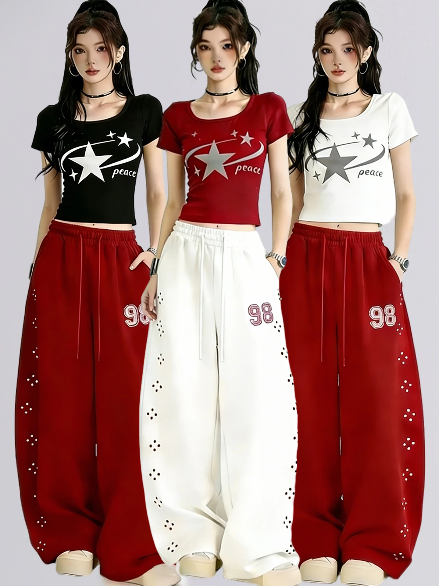 Summer Thin Modern Dance Jazz Dance Women's Casual Long Pants Outfit Korean Performance Street Dance Top Set Traditional Costume
Summer Thin Modern Dance Jazz Dance Women's Casual Long Pants Outfit Korean Performance Street Dance Top Set Traditional Costume