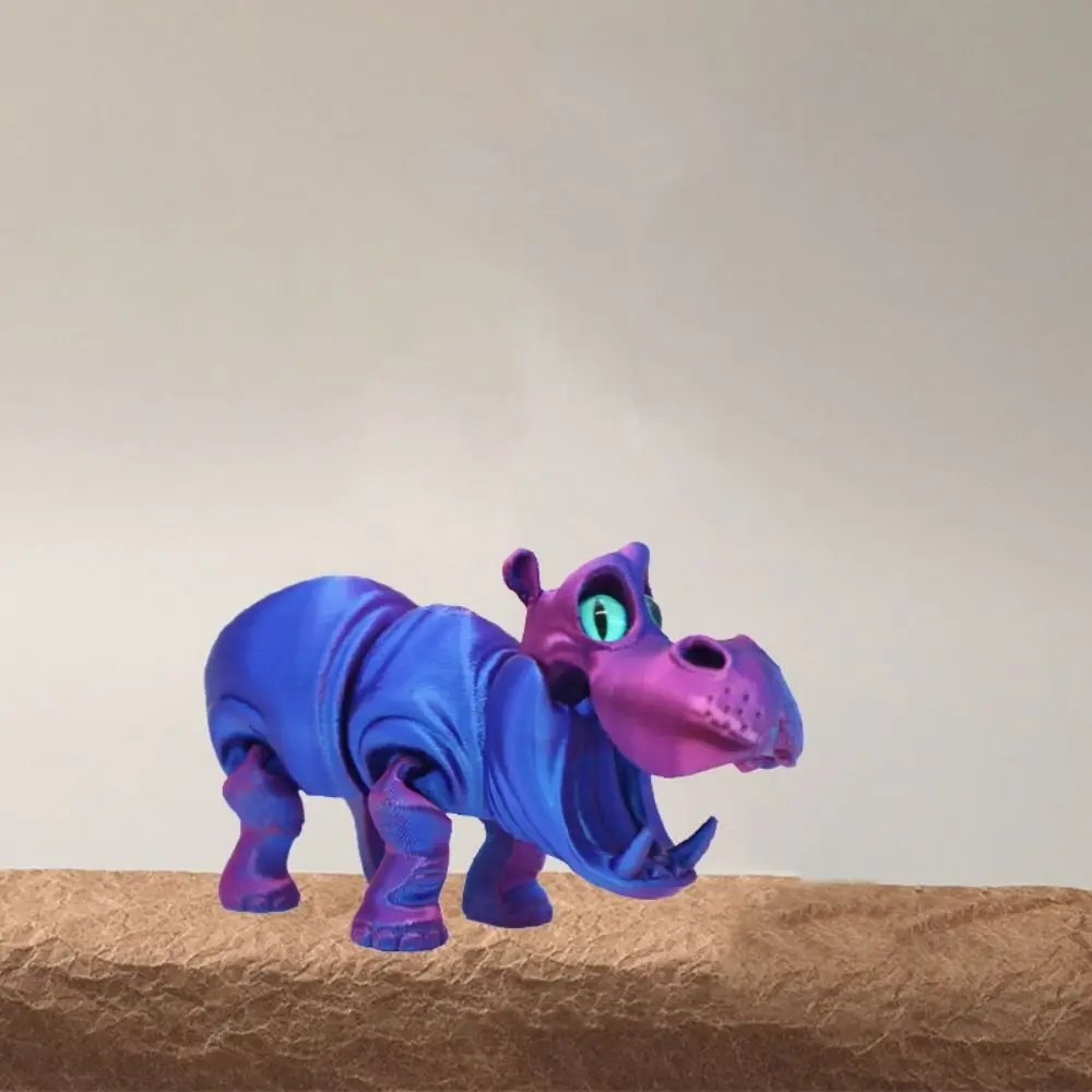 PLA Hippopotamus Handicraft Ornaments Multi-jointed Sensory Toy 3D Printed Hippopotamus Figurines Crafts Funny
PLA Hippopotamus Handicraft Ornaments Multi-jointed Sensory Toy 3D Printed Hippopotamus Figurines Crafts Funny