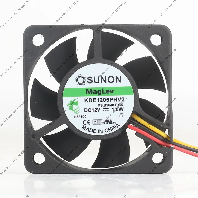 Cooling Fan Original Sunon 5V 24V 48V DC 12V 1.0W Maglev Frequency Converter Two-wire KDE1205PHV2(MS) 5015 50X50X15MM 5CM
Cooling Fan Original Sunon 5V 24V 48V DC 12V 1.0W Maglev Frequency Converter Two-wire KDE1205PHV2(MS) 5015 50X50X15MM 5CM