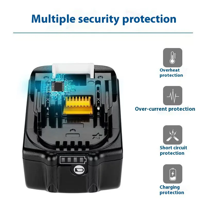 NEW Makita 18V battery 6Ah with type-c port 65W input/output suitable for Makita BL DTD DTW DAS DDF TW GA TD in the model
NEW Makita 18V battery 6Ah with type-c port 65W input/output suitable for Makita BL DTD DTW DAS DDF TW GA TD in the model