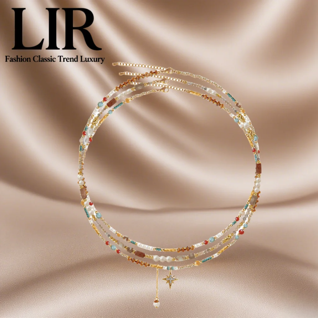LIR 2025 New 3 - Strand Natural Stone Necklace: Separable & Stackable, Women’s Collarbone Chain, Trendy Style
LIR 2025 New 3 - Strand Natural Stone Necklace: Separable & Stackable, Women’s Collarbone Chain, Trendy Style