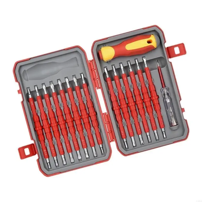 24ba 29 -й шерный набор для электриков, магнитные кончики, изолированные, основной инструмент для ремонта домохозяйства
24ba 29 -й шерный набор для электриков, магнитные кончики, изолированные, основной инструмент для ремонта домохозяйства