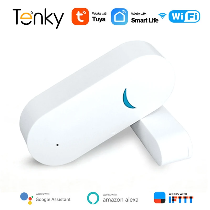 Смарт-датчик двери Tuya с Wi-Fi, детекторы открытия/закрытия помещения, уведомления приложений, поддержка Alexa Google Home
Смарт-датчик двери Tuya с Wi-Fi, детекторы открытия/закрытия помещения, уведомления приложений, поддержка Alexa Google Home