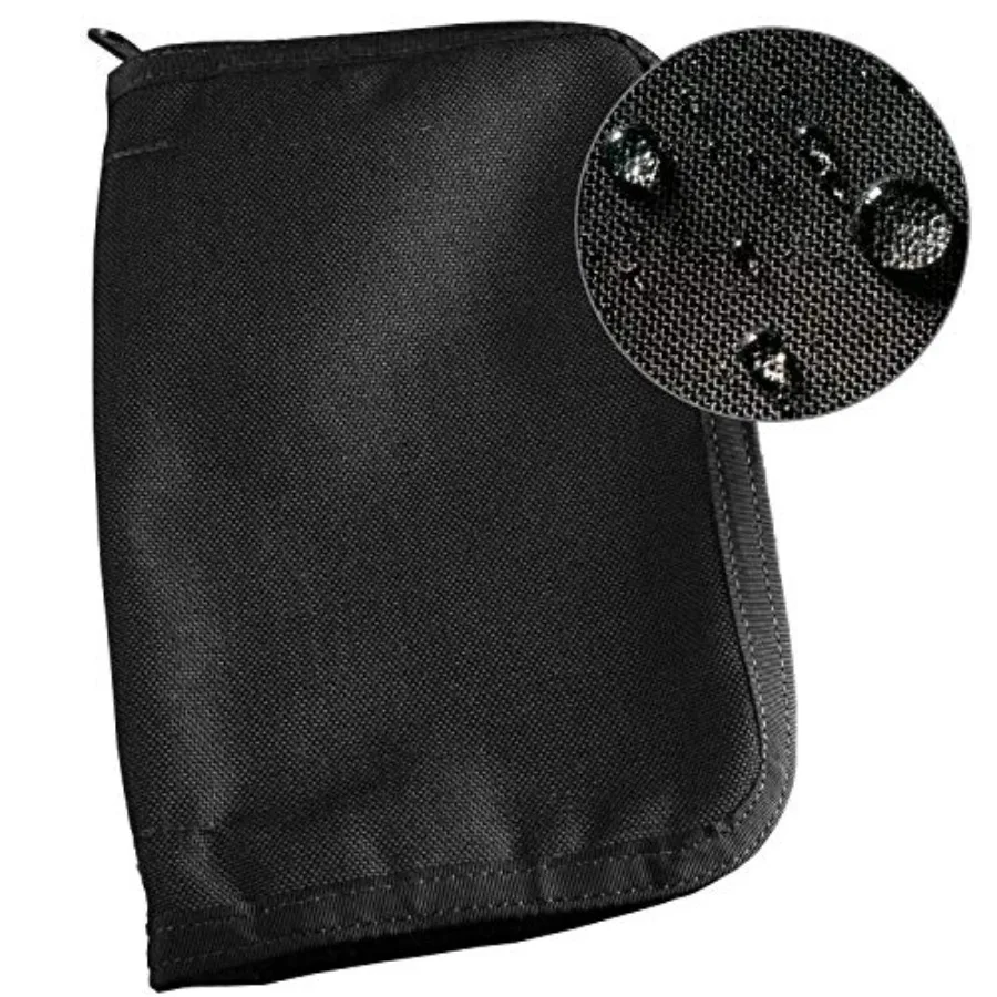 Weatherproof CORDURA Fabric Notebook Cover 5.5" x 8.5" Cover No. C980B
Weatherproof CORDURA Fabric Notebook Cover 5.5" x 8.5" Cover No. C980B