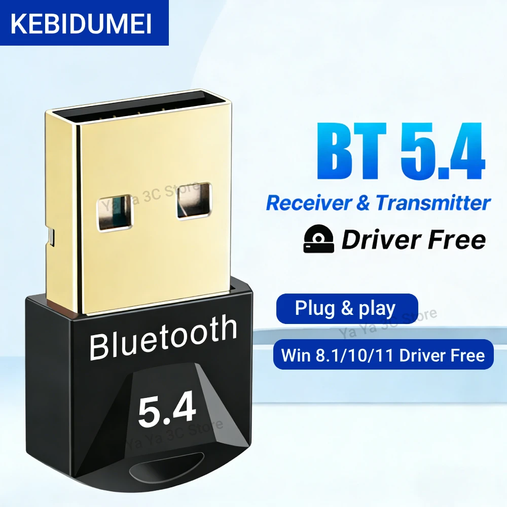 USB-адаптер Bluetooth KEBIDUMEI для ПК, USB-приемник Bluetooth 5.4 для колонок, мыши, клавиатуры, передачи музыки и аудио
USB-адаптер Bluetooth KEBIDUMEI для ПК, USB-приемник Bluetooth 5.4 для колонок, мыши, клавиатуры, передачи музыки и аудио
