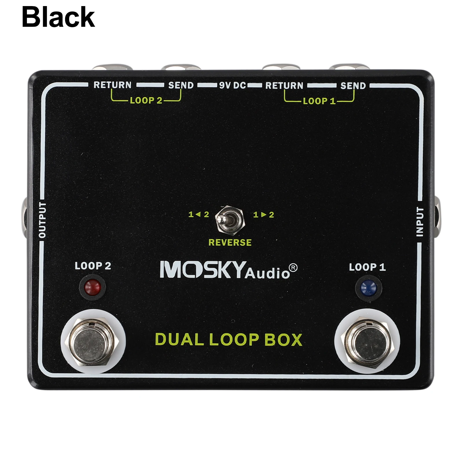 120x95x34mm Dual Loop Box Switch Between Amplifiers Easily Loop Pedal AB Foot Switch Aluminium Enclosure Compact Size
120x95x34mm Dual Loop Box Switch Between Amplifiers Easily Loop Pedal AB Foot Switch Aluminium Enclosure Compact Size