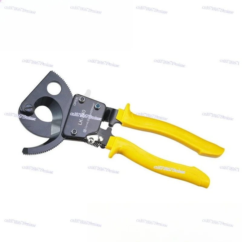 LK-240 Ratchet Cable Scissors, Gear Scissors Mechanical Cable Scissors
LK-240 Ratchet Cable Scissors, Gear Scissors Mechanical Cable Scissors