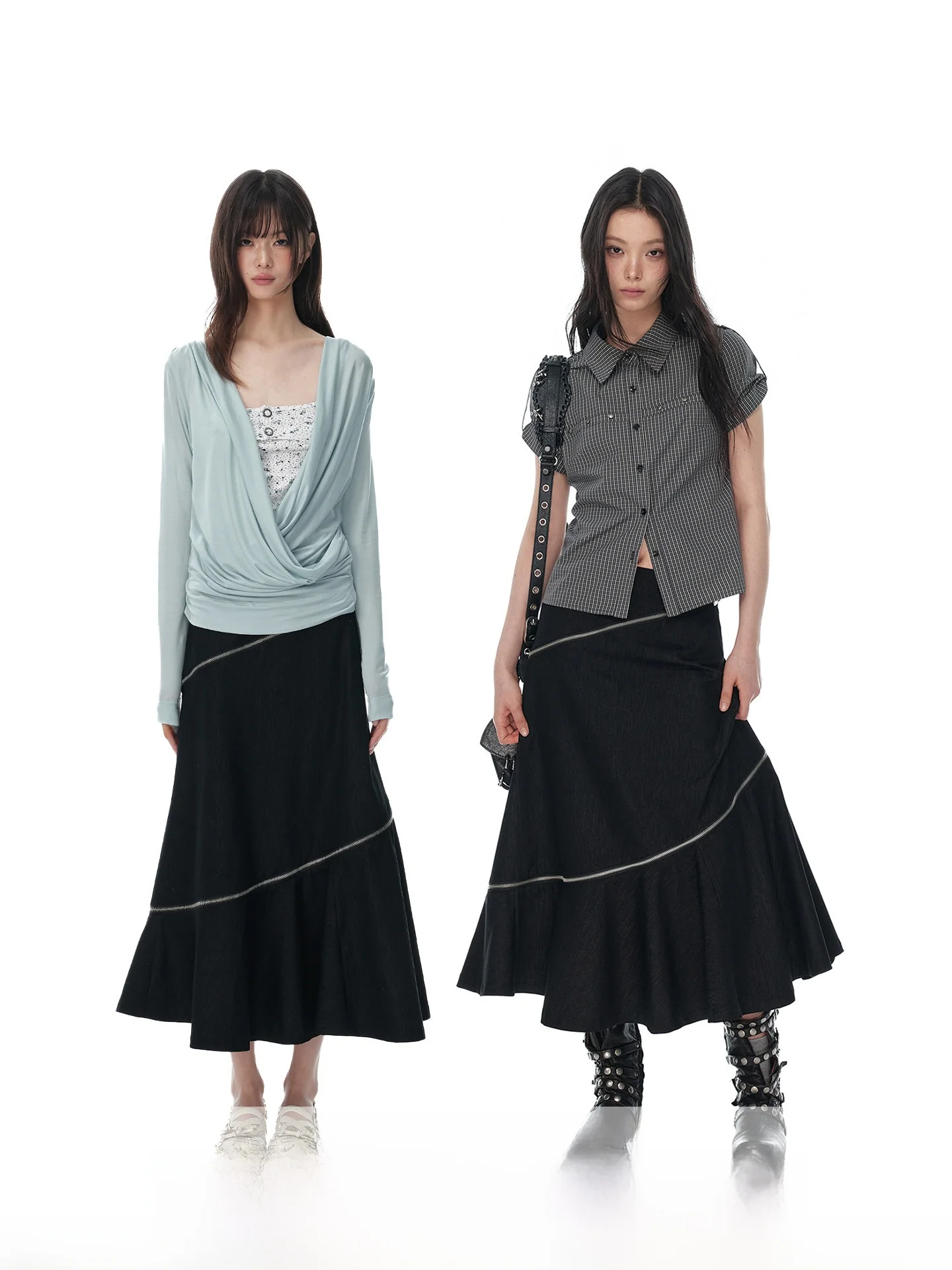 JIKOO Grape Vine Korean Style Semi-Formal Skirt Women's Summer Asymmetrical A-Line Slimming Midi Skirt Casual Low Waist
JIKOO Grape Vine Korean Style Semi-Formal Skirt Women's Summer Asymmetrical A-Line Slimming Midi Skirt Casual Low Waist