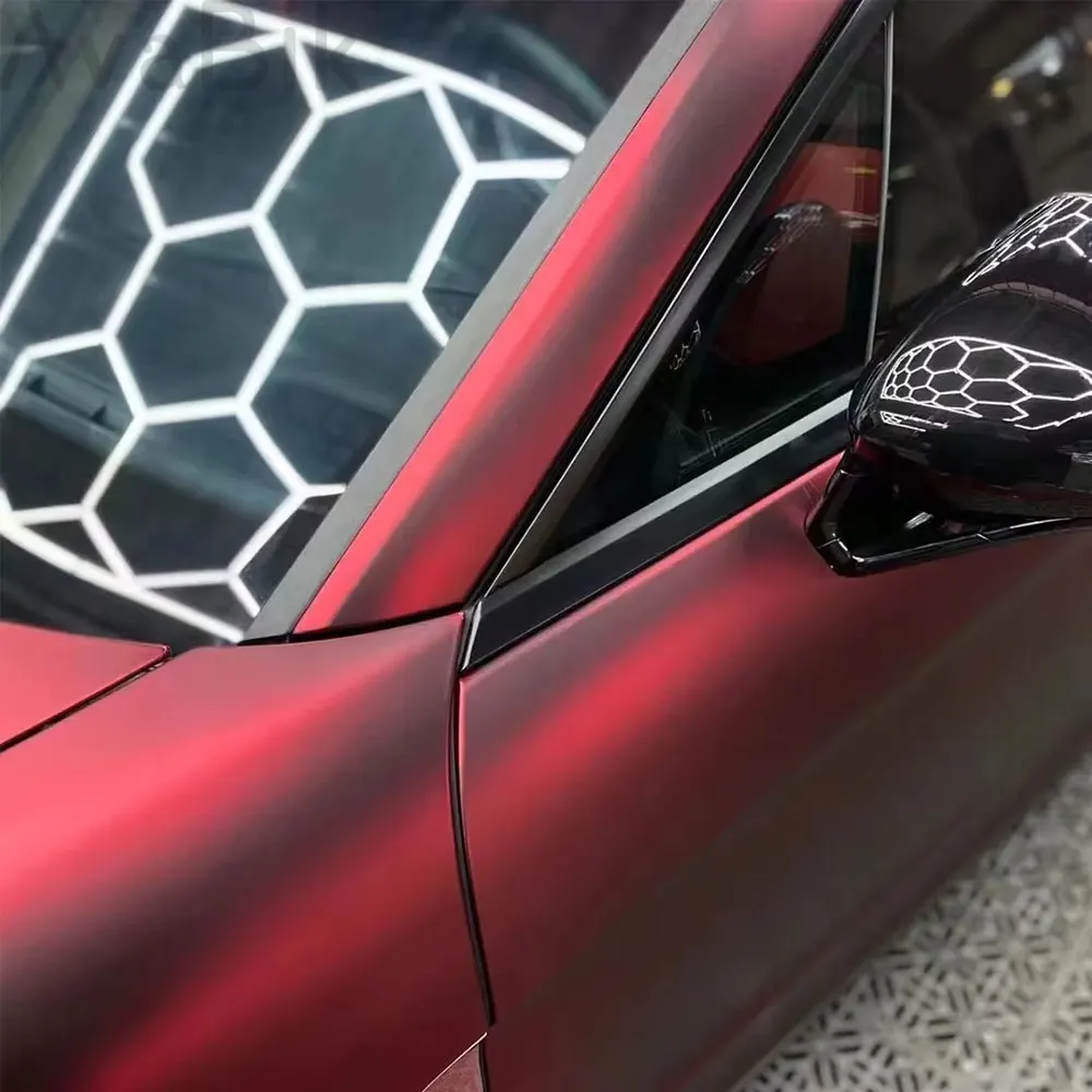 Car Stickers PET Electroplating Romance Red Vinyl Wrap Film With Air Release Initial Low Tack Glue Romani Red Vehicle Motorcycle
Car Stickers PET Electroplating Romance Red Vinyl Wrap Film With Air Release Initial Low Tack Glue Romani Red Vehicle Motorcycle