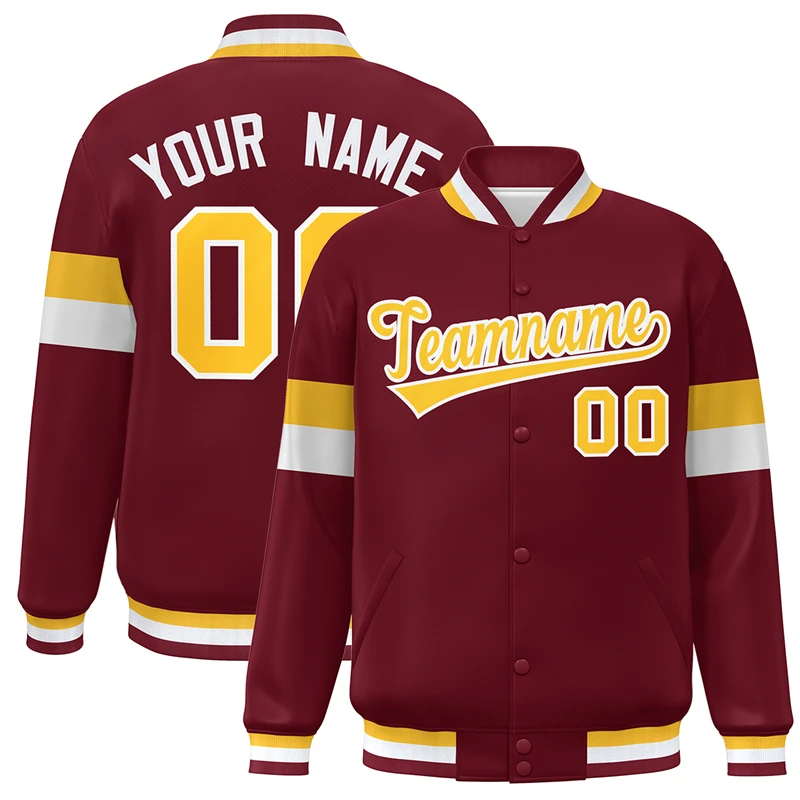Custom Jackets Personalized Varsity Jacket Stitched Men Design Stylish Letterman Plus Size Baseball Men's Jackets
Custom Jackets Personalized Varsity Jacket Stitched Men Design Stylish Letterman Plus Size Baseball Men's Jackets