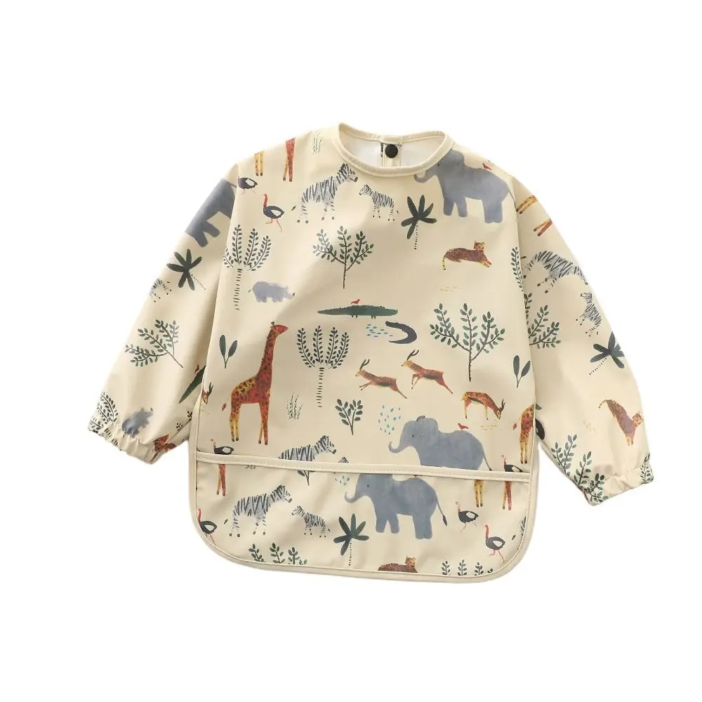 Soft Machine Washable Mess Proof Baby Bib Full Sleeve 6-54 Months Bib Outfit Waterproof Adjustable Feeding Bib Eating
Soft Machine Washable Mess Proof Baby Bib Full Sleeve 6-54 Months Bib Outfit Waterproof Adjustable Feeding Bib Eating