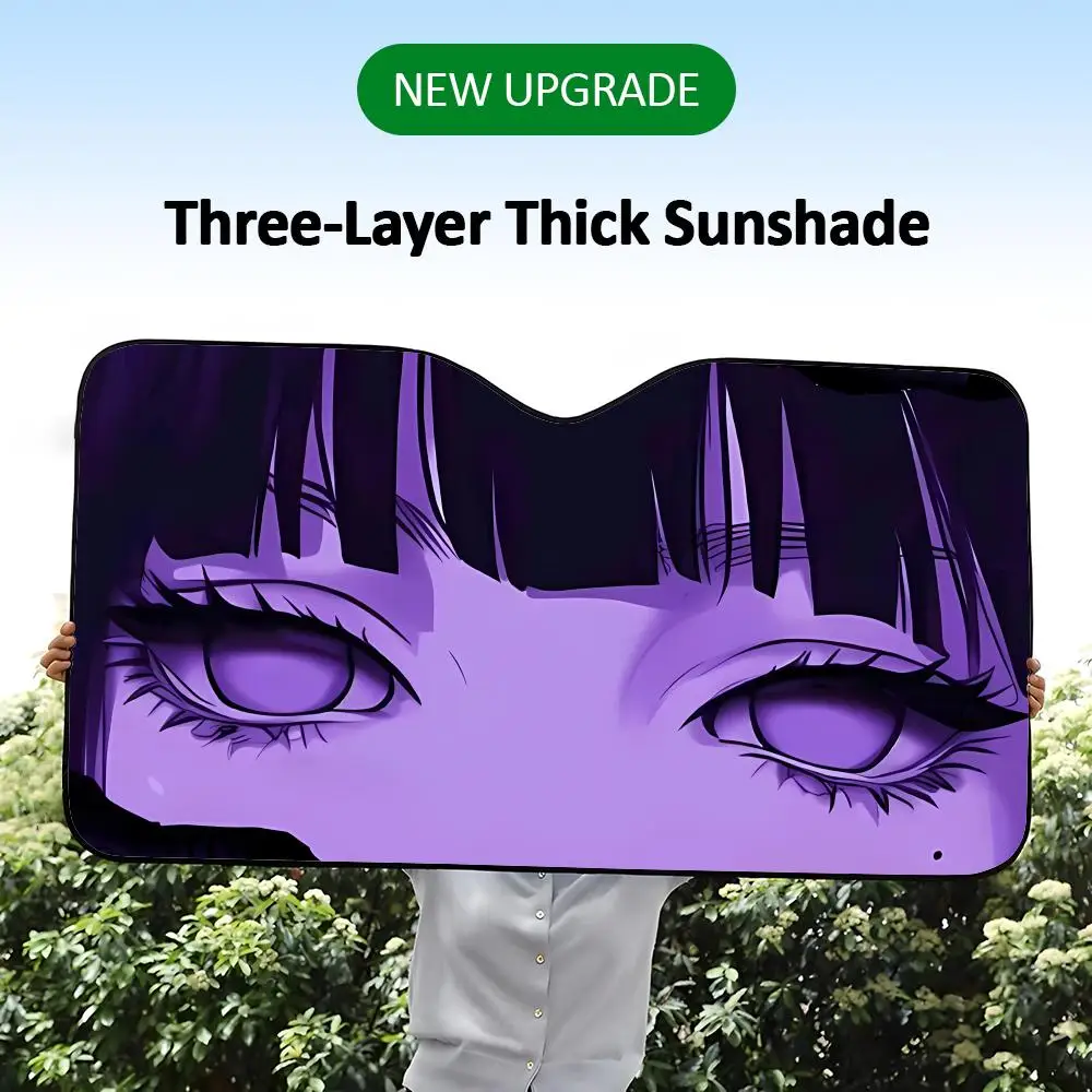 Mysterious Anime Dark Purple Anime-Style Girl Sun Visor Daily Car Sun Visor Aluminum Foil Heat Insulation UV Protection
Mysterious Anime Dark Purple Anime-Style Girl Sun Visor Daily Car Sun Visor Aluminum Foil Heat Insulation UV Protection