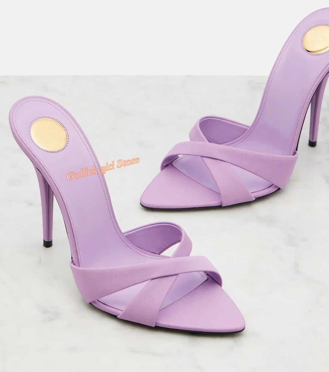 Cross Strap Pointy Toe Slipper Stiletto Thin High Heel Slip On Runway 2026 Summer Women Dress Shoes Suede Purple Orange Shoes
Cross Strap Pointy Toe Slipper Stiletto Thin High Heel Slip On Runway 2026 Summer Women Dress Shoes Suede Purple Orange Shoes