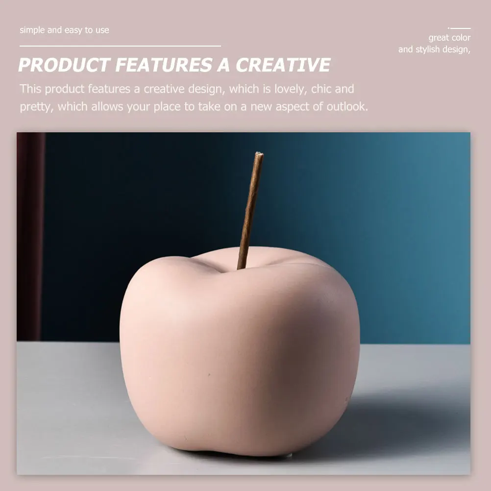 Ceramic Apple-Shaped Decor Creative Stylish Home Desktop Ornament Exquisite Table Decoration Office Decor
Ceramic Apple-Shaped Decor Creative Stylish Home Desktop Ornament Exquisite Table Decoration Office Decor