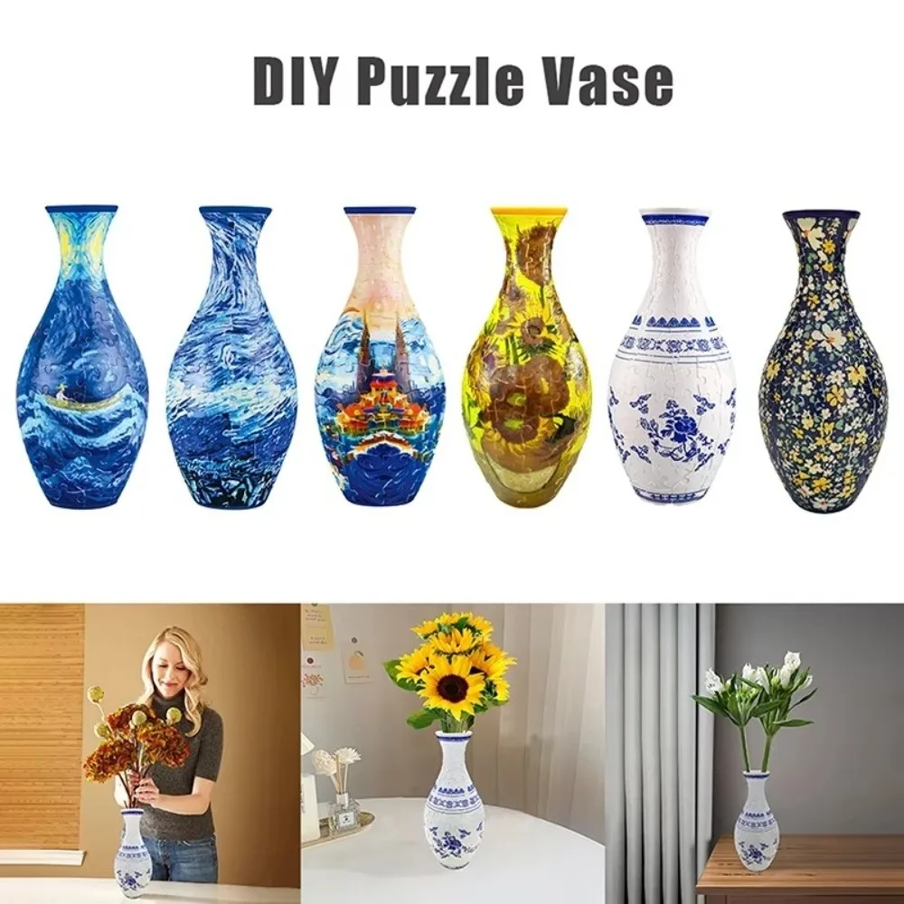 160 Curved Plastic Puzzle 3D Puzzlef Flower Vase DIY Arts Housewarming Gift Puzzle Kit Flower Arrangements 3D Art Puzzle Vase
160 Curved Plastic Puzzle 3D Puzzlef Flower Vase DIY Arts Housewarming Gift Puzzle Kit Flower Arrangements 3D Art Puzzle Vase