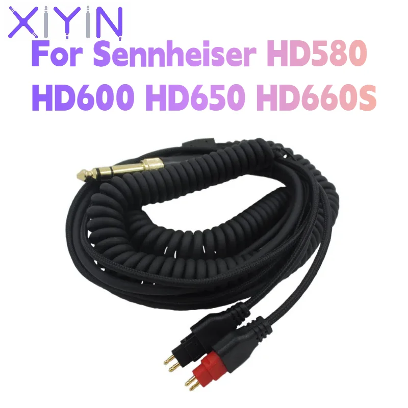 6.35MM+3.5MM Upgrade Spring Coiled Cable For Sennheiser HD 660S2 660S 650 Massdrop 6XX 600 580 58X 565 545 535 525 headset
6.35MM+3.5MM Upgrade Spring Coiled Cable For Sennheiser HD 660S2 660S 650 Massdrop 6XX 600 580 58X 565 545 535 525 headset