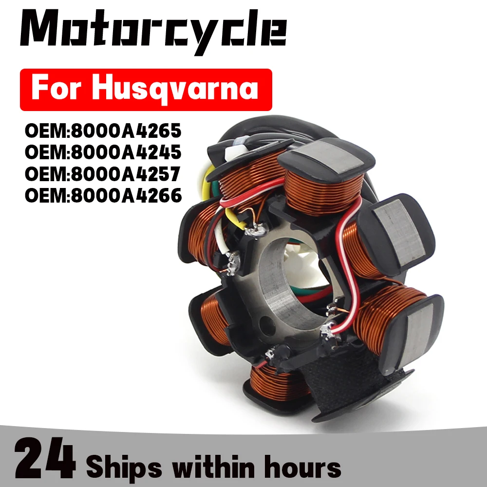 Motorcycle Generator Stator Coil For Husqvarna SMR450R SMR530R SM400R SM450R SM510R SMR450 SMR510 8000A4265 8000A8928 8000A4245
Motorcycle Generator Stator Coil For Husqvarna SMR450R SMR530R SM400R SM450R SM510R SMR450 SMR510 8000A4265 8000A8928 8000A4245