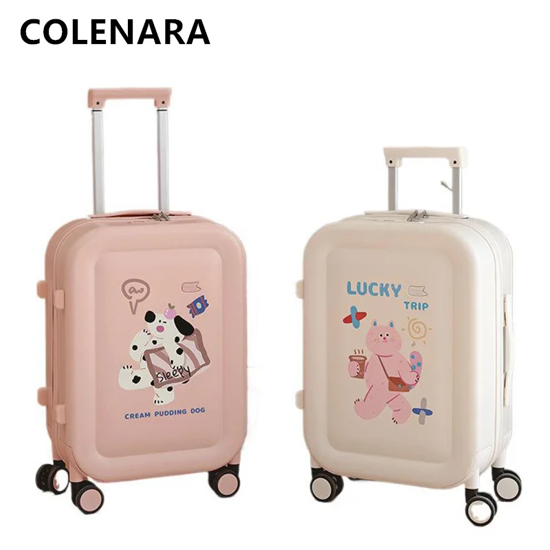 COLENARA High Quality Suitcase 20"24 Inch Large Capacity Trolley Case ABS + PC Boarding Box Women's with Wheels Rolling Luggage
COLENARA High Quality Suitcase 20"24 Inch Large Capacity Trolley Case ABS + PC Boarding Box Women's with Wheels Rolling Luggage