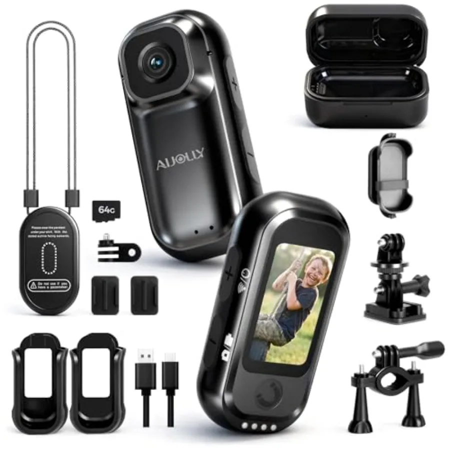 Body camera for law enforcement use, ABS plastic, black, 2K HD resolution with GPS data overlay and electronic stabilization
Body camera for law enforcement use, ABS plastic, black, 2K HD resolution with GPS data overlay and electronic stabilization