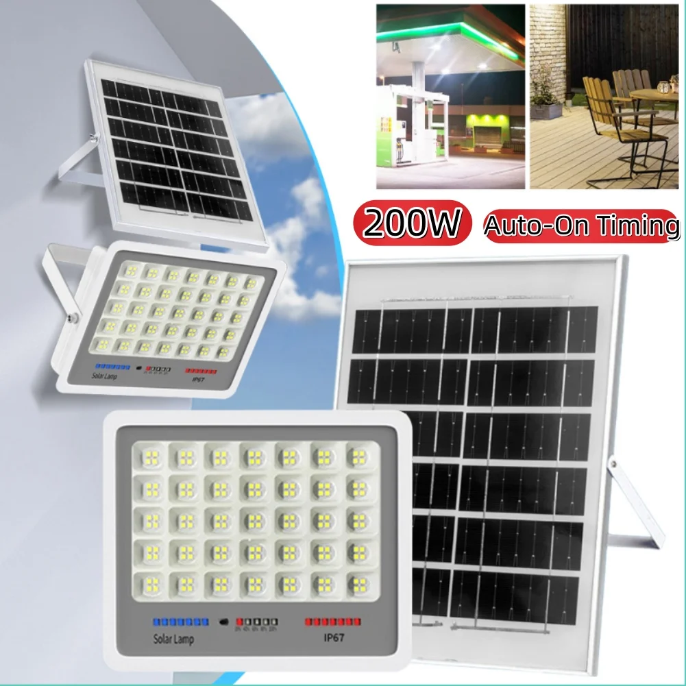 200 Вт светодиодные солнечные уличные фонари, уличные прожекторы с автоматическим включением, водонепроницаемый прожектор, аварийное освещение, настенный светильник от сумерения до рассвета
200 Вт светодиодные солнечные уличные фонари, уличные прожекторы с автоматическим включением, водонепроницаемый прожектор, аварийное освещение, настенный светильник от сумерения до рассвета