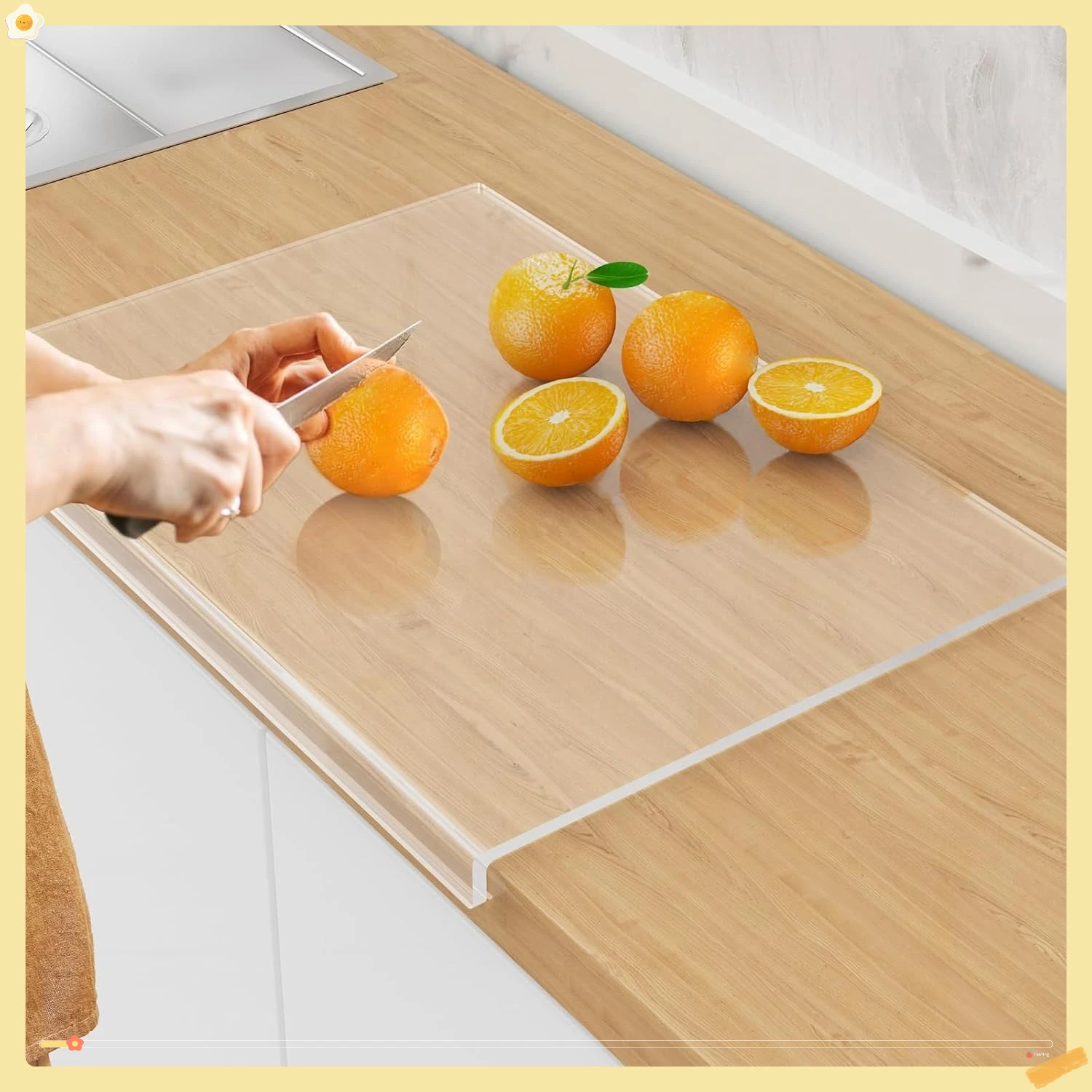 Нескользящая акриловая разделочная доска с губкой для кухонной стойки, безопасное разделение хлеба, мяса, овощей для семейного шеф-повара
Нескользящая акриловая разделочная доска с губкой для кухонной стойки, безопасное разделение хлеба, мяса, овощей для семейного шеф-повара