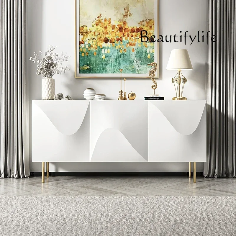 55American light luxury dining side high-end side cabinet modern simple living room entrance door large capacity solid wood
55American light luxury dining side high-end side cabinet modern simple living room entrance door large capacity solid wood