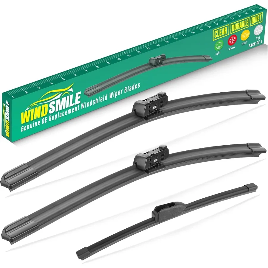 26 18 13 Windshield Wiper Blades Replacement for Alfa Romeo Stelvio 2018 2019 2020 2021 2022 2023 Premium All Weather Front Rea
26 18 13 Windshield Wiper Blades Replacement for Alfa Romeo Stelvio 2018 2019 2020 2021 2022 2023 Premium All Weather Front Rea