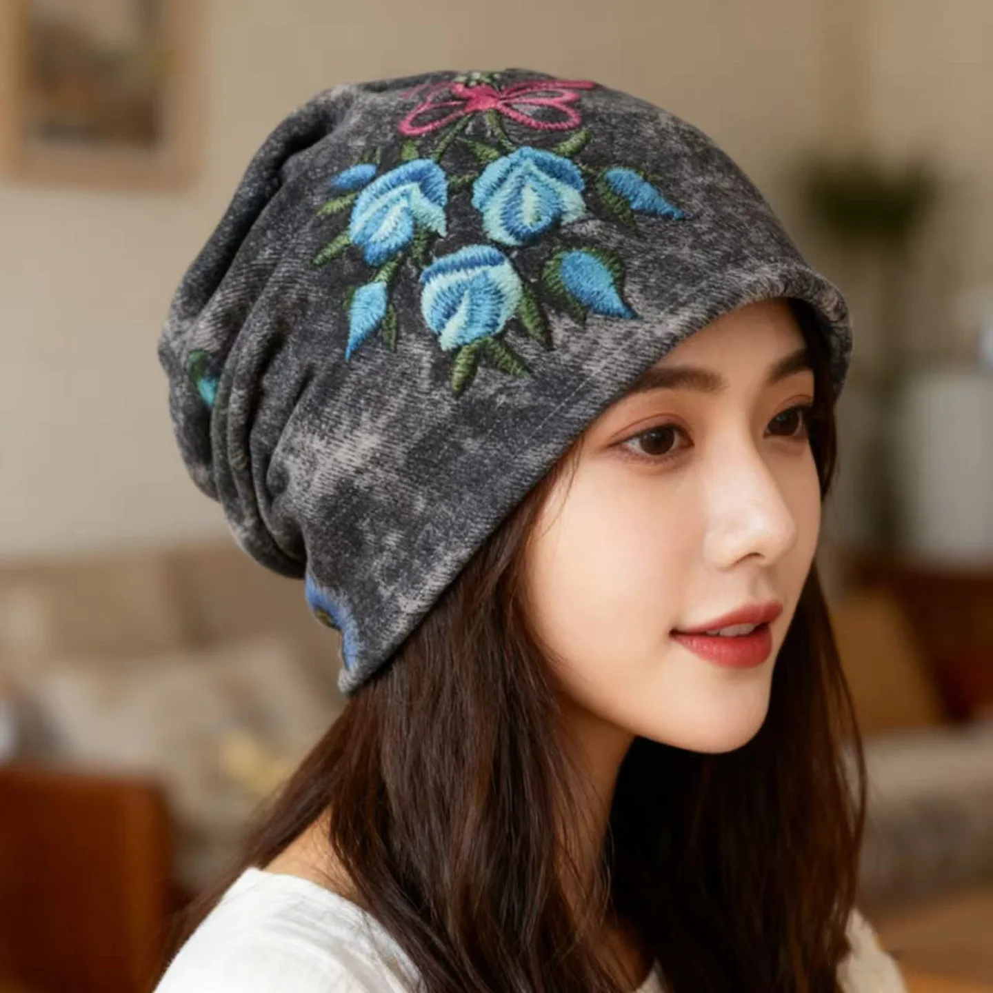 Women's Autumn Winter Warm Knitted Stacked Hat - Stylish Face Slimming Fashionable Cold Resistant Headgear
Women's Autumn Winter Warm Knitted Stacked Hat - Stylish Face Slimming Fashionable Cold Resistant Headgear