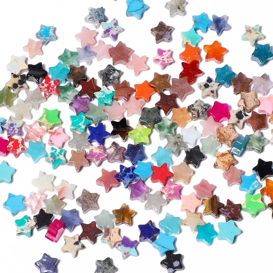 6mm 30pcs Natural Stone Agate Sediment Jasper Star Loose Spacer Beads For Jewelry Making DIY Bracelet Supplies Accessories
6mm 30pcs Natural Stone Agate Sediment Jasper Star Loose Spacer Beads For Jewelry Making DIY Bracelet Supplies Accessories