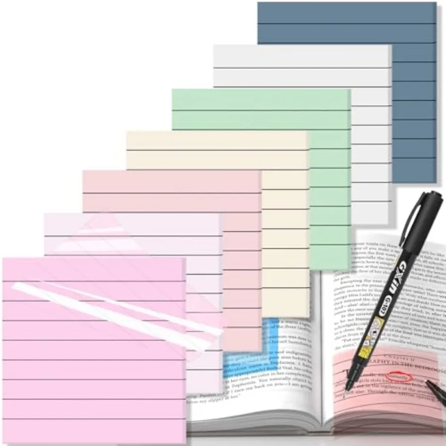 Transparent s with Lines 8 Pack Lined 3x3 Super Strong Adhesion Waterproof for Study Book Office School Supplies
Transparent s with Lines 8 Pack Lined 3x3 Super Strong Adhesion Waterproof for Study Book Office School Supplies