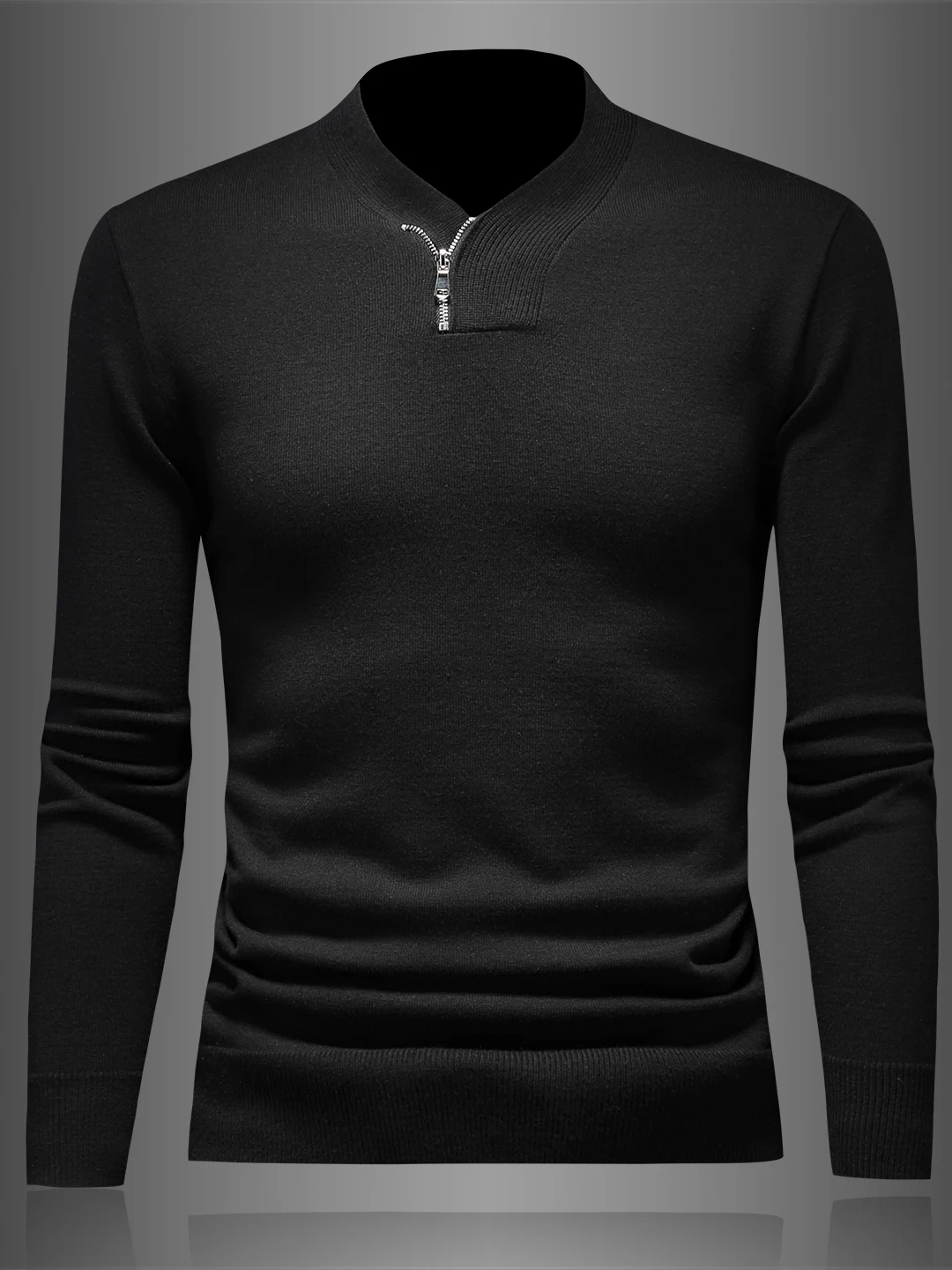 Мужской утепленный вязаный шерстяной свитер с V-образным вырезом на молнии, модный городской стиль, однотонный базовый слой, трикотаж, осень-зима, новинка
Мужской утепленный вязаный шерстяной свитер с V-образным вырезом на молнии, модный городской стиль, однотонный базовый слой, трикотаж, осень-зима, новинка